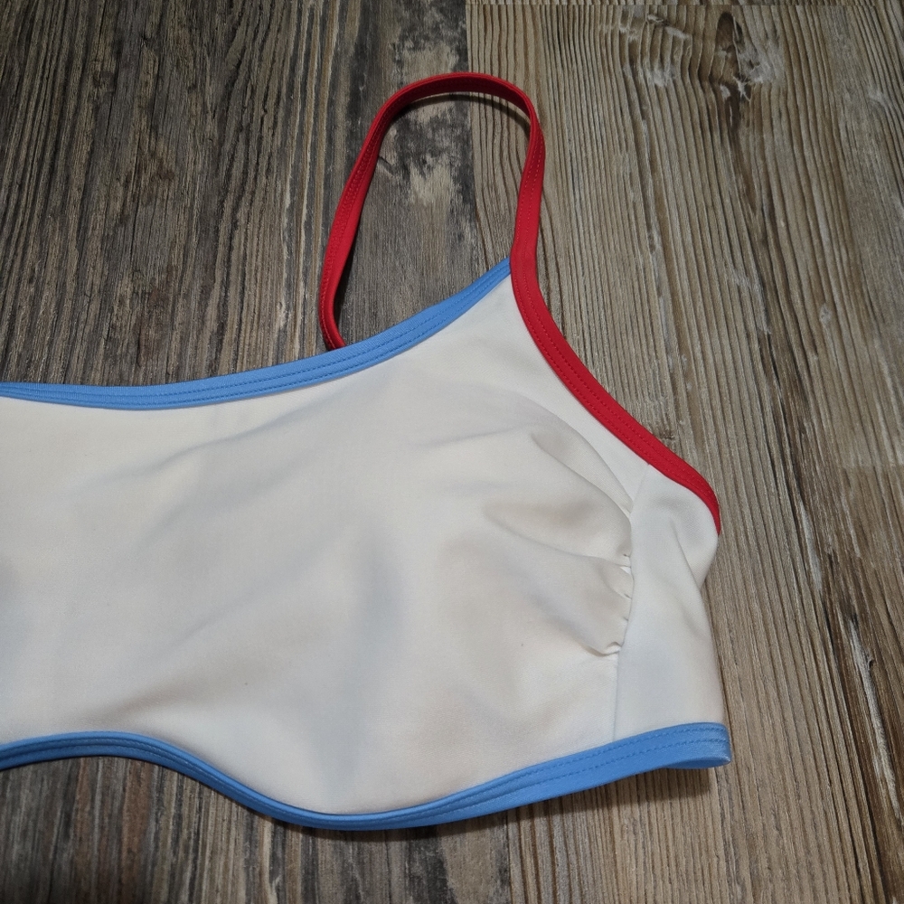 Wild Fable Red and Blue Bikini Top - Picture 3 of 8